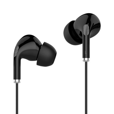 Słuchawki dokanałowe z mikrofonem na USB-C Kruger&Matz C1 czarne Słuchawki dokanałowe z mikrofonem na USB-C Kruger&Matz C1 czarne