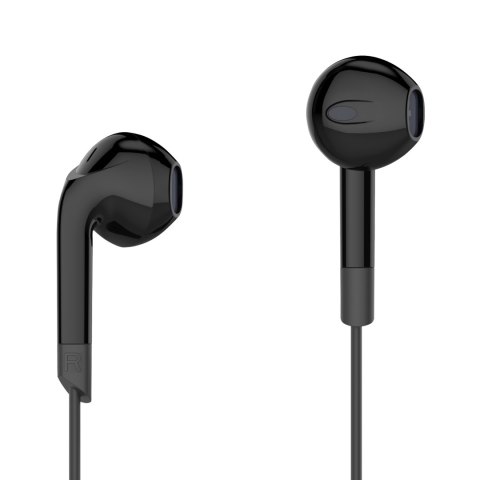 Słuchawki douszne z mikrofonem na USB-C Kruger&Matz C2 czarne Słuchawki douszne z mikrofonem na USB-C Kruger&Matz C2 czarne