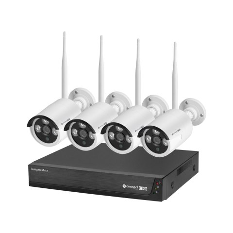 Zestaw do monitoringu WiFi Kruger&Matz Connect C200 Tuya Zestaw do monitoringu WiFi Kruger&Matz Connect C200 Tuya