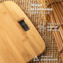 AD 8173 Waga łazienkowa bambusowa