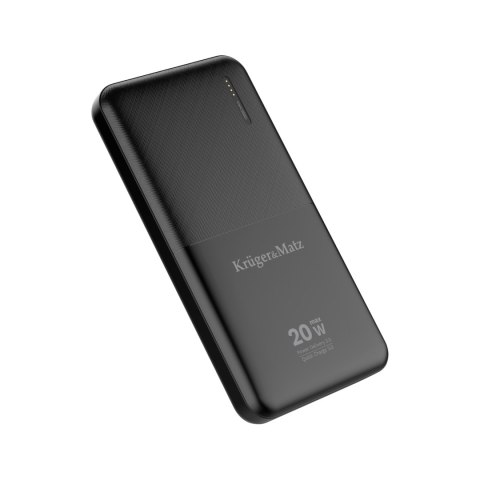PowerBank Kruger&Matz 10000 mAh Li-pol z funkcją QC oraz PD PowerBank Kruger&Matz 10000 mAh Li-pol z funkcją QC oraz PD
