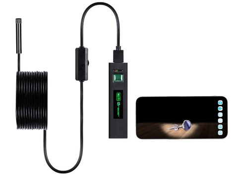 Kamera endoskopowa Tracer HardWire 5M 8MM LED WiFi Kamera endoskopowa Tracer HardWire 5M 8MM LED WiFi