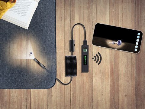 Kamera endoskopowa Tracer HardWire 5M 8MM LED WiFi Kamera endoskopowa Tracer HardWire 5M 8MM LED WiFi