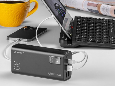 Power bank TRACER MODI 30000mAh QC3.0+PD+SCP Power bank TRACER MODI 30000mAh QC3.0+PD+SCP
