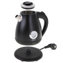 CR 1344 black Czajnik metalowy z termometrem 1,7l