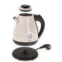 CR 1344 creme Czajnik metalowy z termometrem 1,7l