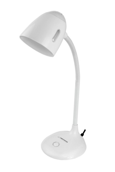 ELD110W Esperanza lampka biurkowa e27 electra biała ELD110W Esperanza lampka biurkowa e27 electra biała