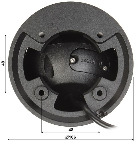 KAMERA IP IPC-HDW3541EM-S-0280B-S2-BLACK WizSense - 5 Mpx 2.8 mm DAHUA