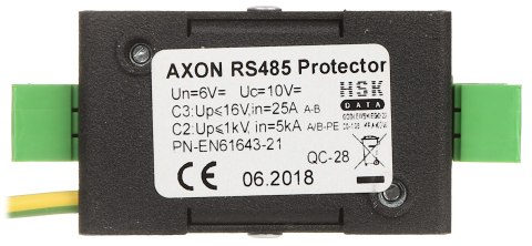 OGRANICZNIK PRZEPIĘĆ AXON-RS485 LINII SYMETRYCZNEJ RS-485 OGRANICZNIK PRZEPIĘĆ AXON-RS485 LINII SYMETRYCZNEJ RS-485