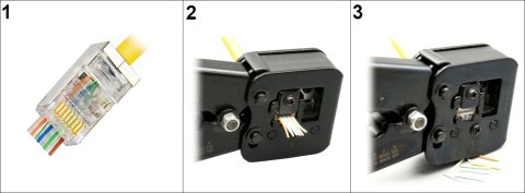 WTYK MODULARNY PRZELOTOWY EKRANOWANY RJ45T-EKRAN*P100 TYP EZ