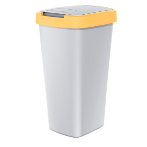 Kosz na śmieci COMPACTA Q - jasno żółty / popiel 25l Keden Kosz na śmieci COMPACTA Q - jasno żółty / popiel 25l Keden