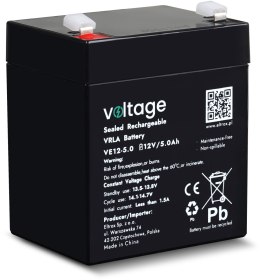 Akumulator AGM Voltage 12V 5Ah VE12-5.0