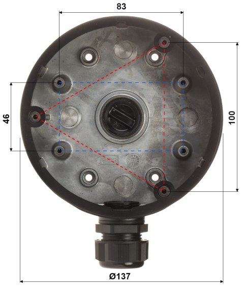 UCHWYT KAMERY DS-1280ZJ-DM21(BLACK) Hikvision UCHWYT KAMERY DS-1280ZJ-DM21(BLACK) Hikvision