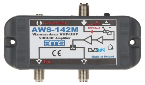 WZMACNIACZ ANTENOWY AWS-142M AMS WZMACNIACZ ANTENOWY AWS-142M AMS