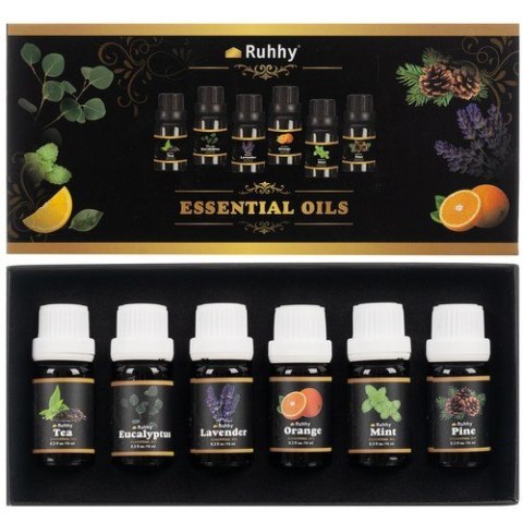 Olejek eteryczny- zestaw 6szt. 10ml Ruhhy 21939 Olejek eteryczny- zestaw 6szt. 10ml Ruhhy 21939