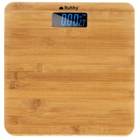 Waga łazienkowa LCD- drewniana Ruhhy 22522 Waga łazienkowa LCD- drewniana Ruhhy 22522