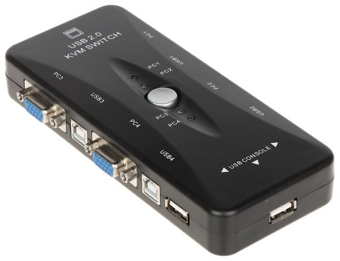 PRZEŁĄCZNIK VGA + USB VGA+USB-SW-4/1 PRZEŁĄCZNIK VGA + USB VGA+USB-SW-4/1