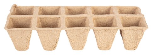 Rozsadniki torfowe małe (2x5 otworów) 22 x 8.5 x 5.5 cm,10 sztuk Rozsadniki torfowe małe (2x5 otworów) 22 x 8.5 x 5.5 cm,10 sztuk
