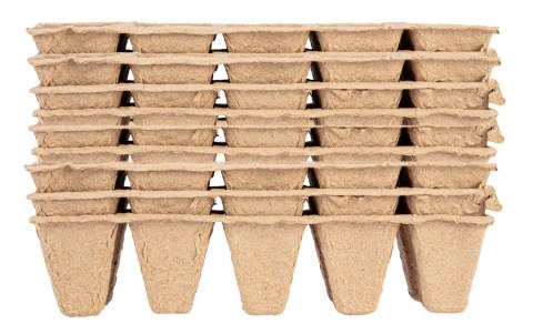 Rozsadniki torfowe małe (2x5 otworów) 22 x 8.5 x 5.5 cm,10 sztuk Rozsadniki torfowe małe (2x5 otworów) 22 x 8.5 x 5.5 cm,10 sztuk