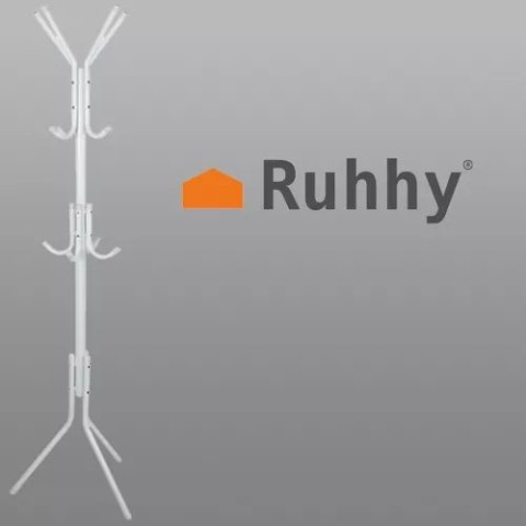 Wieszak stojący 170cm - biały Ruhhy 23814 Wieszak stojący 170cm - biały Ruhhy 23814