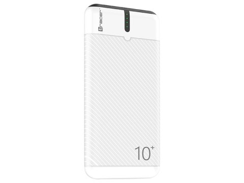 Power bank TRACER EnerGo 10000mAh white/black Power bank TRACER EnerGo 10000mAh white/black
