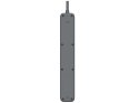 Listwa zasilająca antyprzepięciowa TRACER Power Line+ 1,8 m Graphite (5 gniazd)