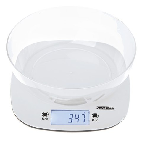 MS 3179 white Waga kuchenna z misą MS 3179 white Waga kuchenna z misą