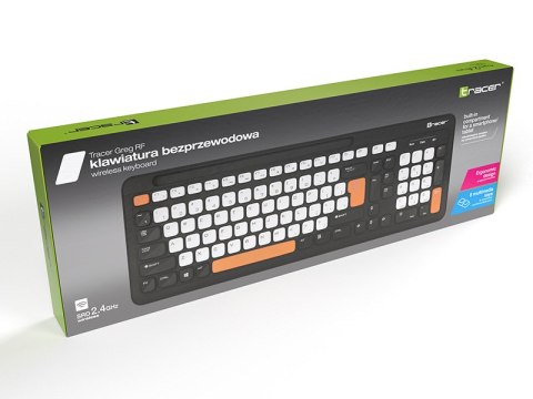 Klawiatura bezprzewodowa Tracer GREG RF Klawiatura bezprzewodowa Tracer GREG RF