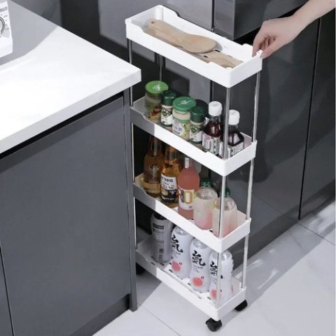 Półka kuchenna / łazienkowa na kółkach Ruhhy 24291 Półka kuchenna / łazienkowa na kółkach Ruhhy 24291