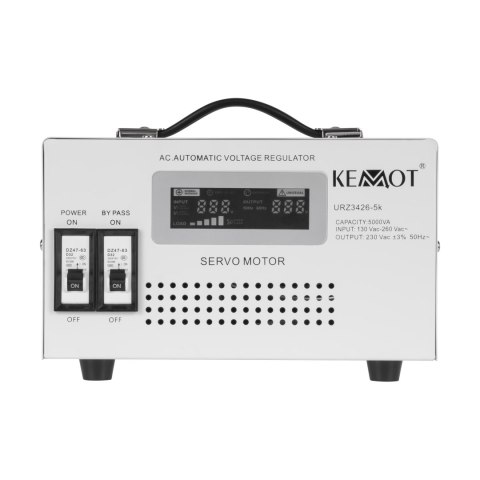 Automatyczny stabilizator napięcia KEMOT MSER-5000 (5000 VA, serwomotor) Automatyczny stabilizator napięcia KEMOT MSER-5000 (5000 VA, serwomotor)
