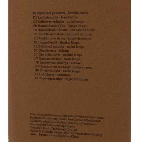 Nawilżacz powietrza - lampka nocna Ruhhy 24378 Nawilżacz powietrza - lampka nocna Ruhhy 24378