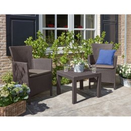 Zestaw mebli ogrodowych ROSARIO BALCONY SET brąż-beż