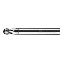 Frez węglikowy Baildon DIN 6527 L FWP2L 4 mm, VHM TiAlN, Z2, 57-8 mm