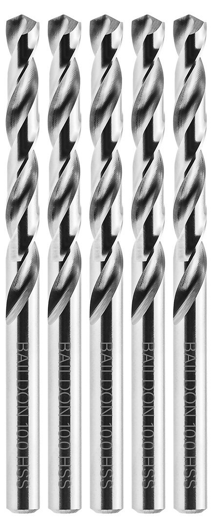Wiertła do metalu Baildon BASIC DIN 338 RN NWKa 10 mm, HSS (S), 133-87 mm, wielokrotność 5 Wiertła do metalu Baildon BASIC DIN 338 RN NWKa 10 mm, HSS (S), 133-87 mm, wielokrotność 5
