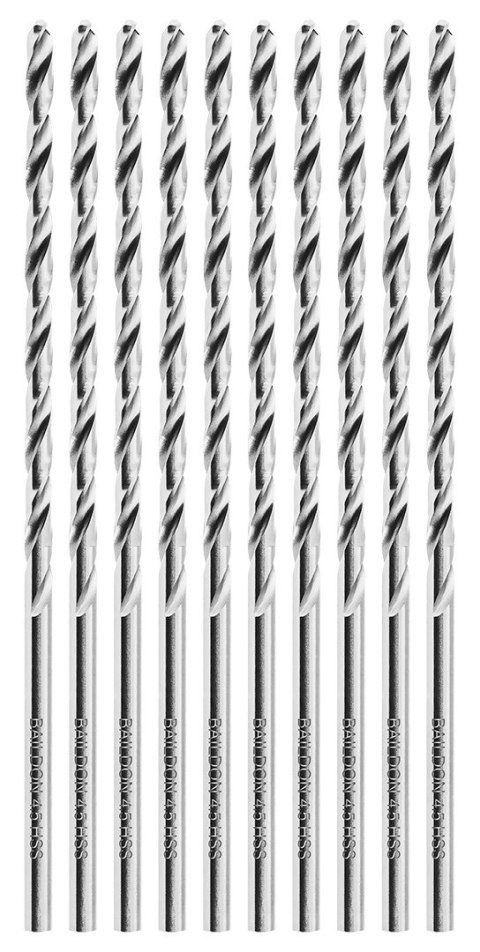 Wiertła do metalu Baildon BASIC DIN 340 RN NWKb 4,5 mm, HSS (S), 126-82 mm, wielokrotność 10 Wiertła do metalu Baildon BASIC DIN 340 RN NWKb 4,5 mm, HSS (S), 126-82 mm, wielokrotność 10