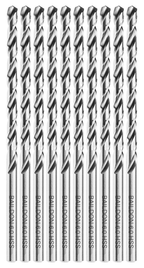 Wiertła do metalu Baildon BASIC DIN 340 RN NWKb 6 mm, HSS (S), 139-91 mm, wielokrotność 10 Wiertła do metalu Baildon BASIC DIN 340 RN NWKb 6 mm, HSS (S), 139-91 mm, wielokrotność 10
