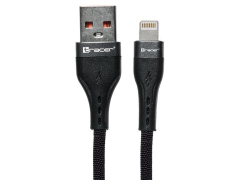 Kabel TRACER USB A - Lightning 1m BK Kabel TRACER USB A - Lightning 1m BK