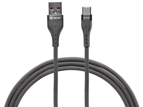 Kabel TRACER USB A - Typ C 1m GR Kabel TRACER USB A - Typ C 1m GR