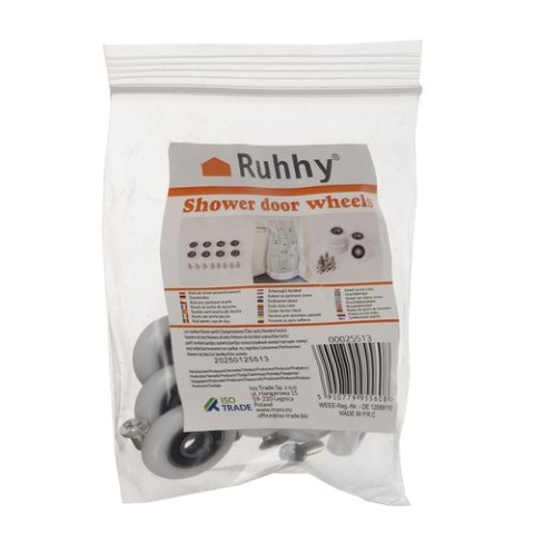 Kółka do kabiny prysznicowej Ruhhy 25513 Kółka do kabiny prysznicowej Ruhhy 25513
