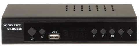 TUNER CYFROWY HD DVB-T/DVB-T2 URZ-0336B H.265/HEVC CABLETECH TUNER CYFROWY HD DVB-T/DVB-T2 URZ-0336B H.265/HEVC CABLETECH