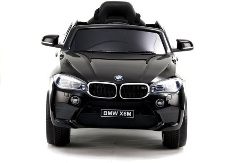 Auto na Akumulator BMW X6 Czarne Skóra, EVA Auto na Akumulator BMW X6 Czarne Skóra, EVA