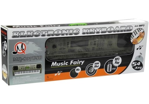 Keyboard MQ807 Organy Pianinko + Mikrofon USB Keyboard MQ807 Organy Pianinko + Mikrofon USB