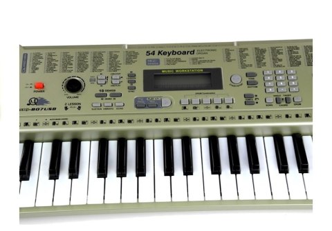 Keyboard MQ807 Organy Pianinko + Mikrofon USB Keyboard MQ807 Organy Pianinko + Mikrofon USB