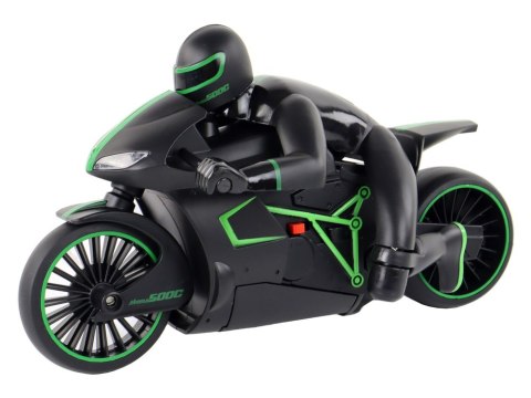 Motor Ścigacz RC 20 km/h Sterowany Na Pilot Zielony Motor Ścigacz RC 20 km/h Sterowany Na Pilot Zielony