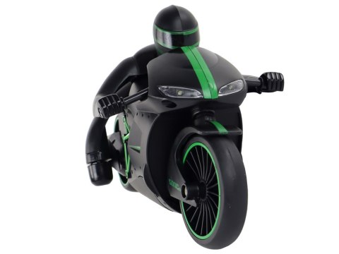 Motor Ścigacz RC 20 km/h Sterowany Na Pilot Zielony Motor Ścigacz RC 20 km/h Sterowany Na Pilot Zielony