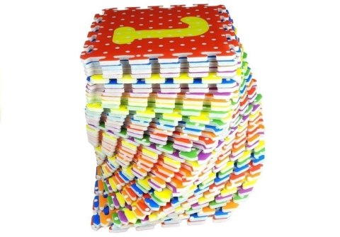 Puzzle Piankowe Kolorowe Alfabet i Cyferki 36 elementów Puzzle Piankowe Kolorowe Alfabet i Cyferki 36 elementów