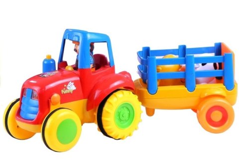 Traktor Przyczepa Zwierzątka Gra Świeci Odgłosy Traktor Przyczepa Zwierzątka Gra Świeci Odgłosy