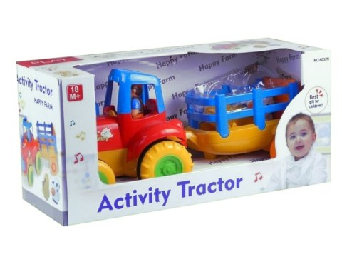 Traktor Przyczepa Zwierzątka Gra Świeci Odgłosy Traktor Przyczepa Zwierzątka Gra Świeci Odgłosy