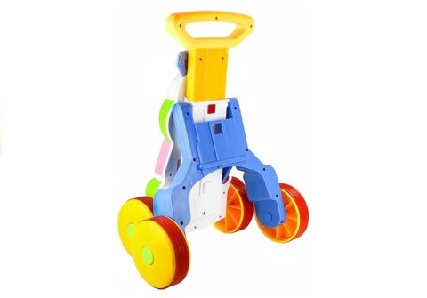 Wesoły Pchacz Hipopotam z Lusterkiem Gumowe Koła Wesoły Pchacz Hipopotam z Lusterkiem Gumowe Koła