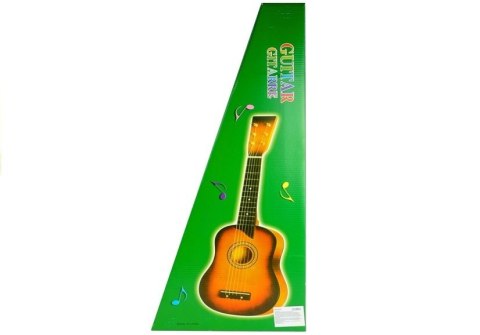 Gitara Drewniana Klasyczna z Kostką Niebieska 60 cm Gitara Drewniana Klasyczna z Kostką Niebieska 60 cm